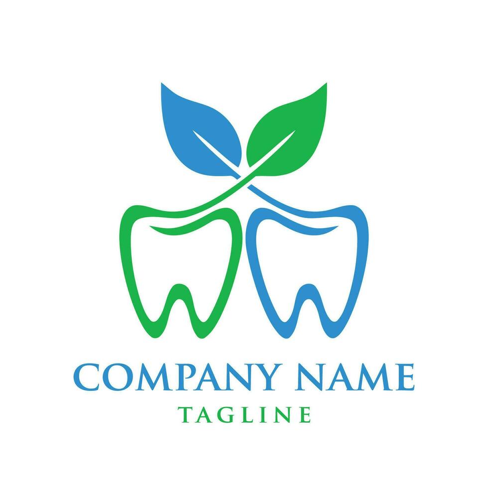 dental health care logo design vector