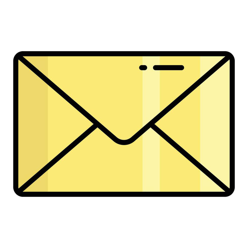 icono de vector de correo en estilo moderno fácil de usar