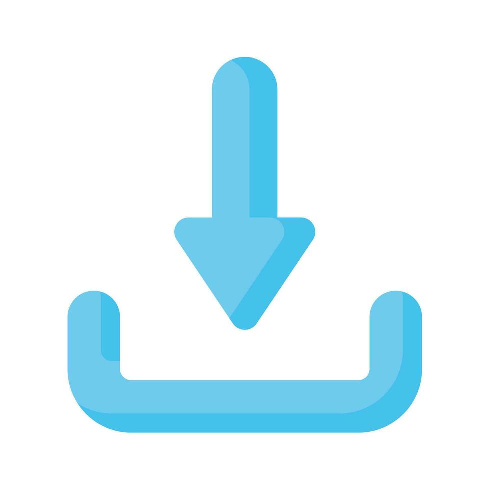 Ready to use icon of download in editable style, up for premium use vector