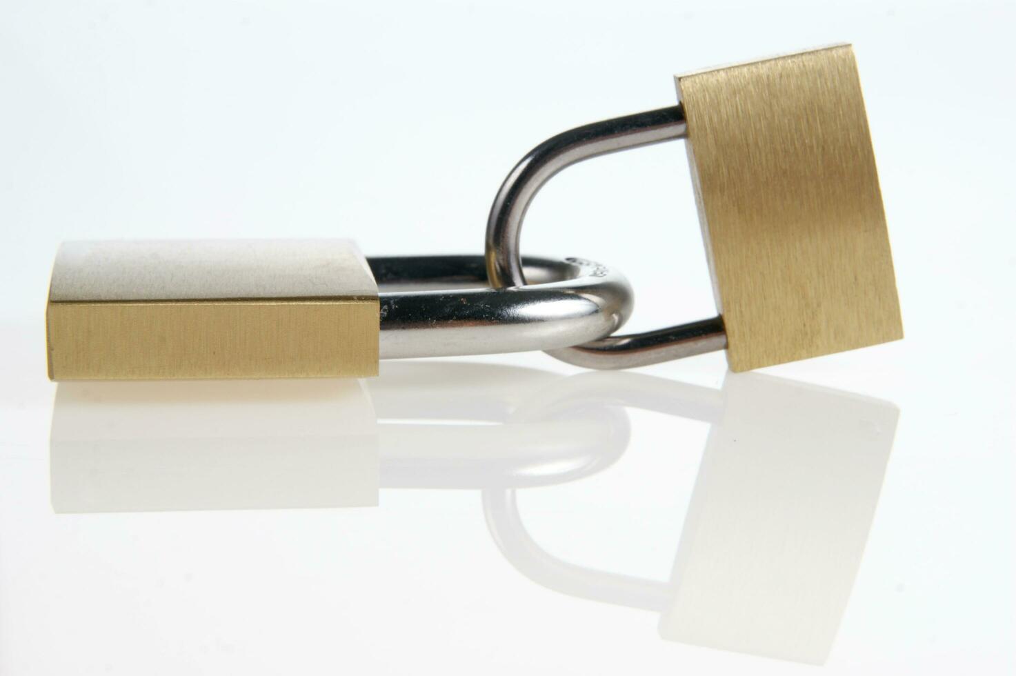 a lock with several locks and keys photo