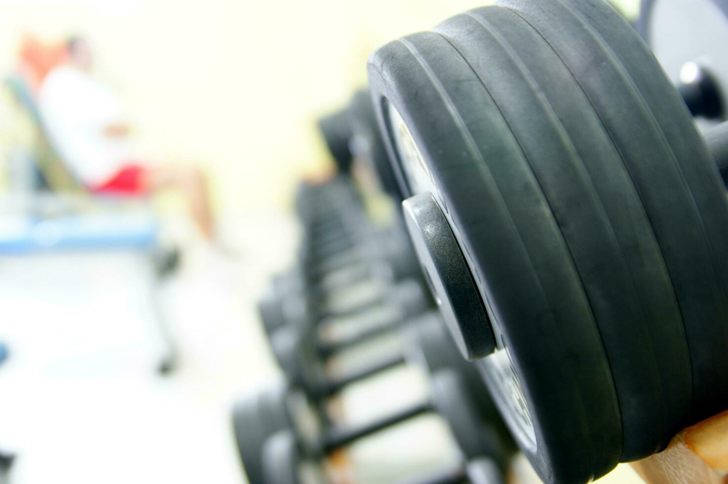 equipment inside a gym photo