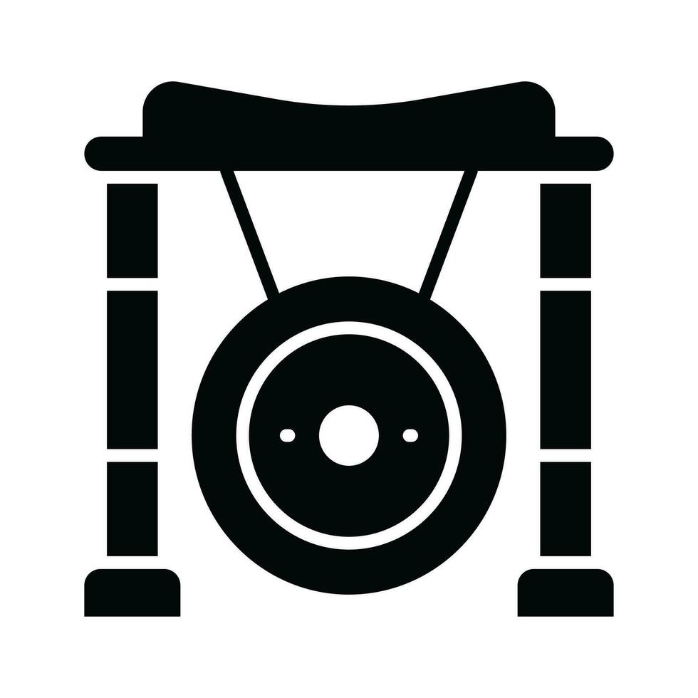 Check this carefully crafted icon of gong in modern style, customizable vector