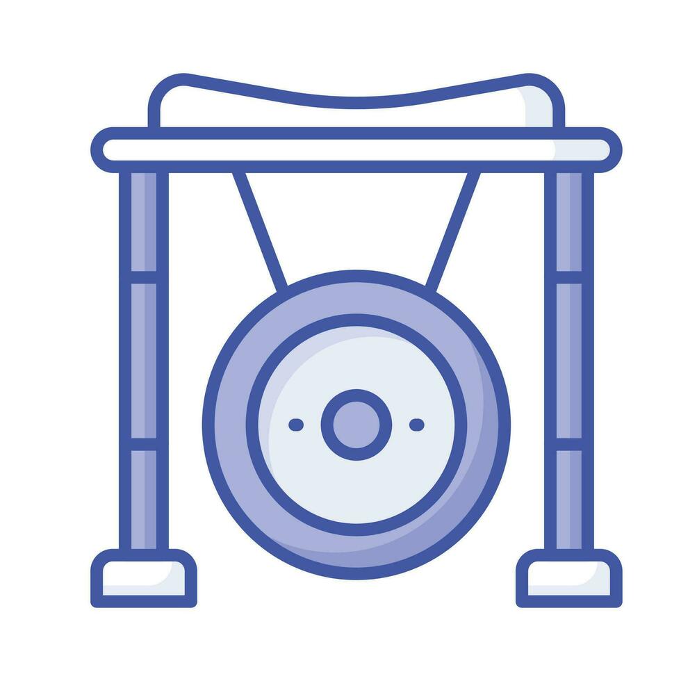 Check this carefully crafted icon of gong in modern style, customizable vector