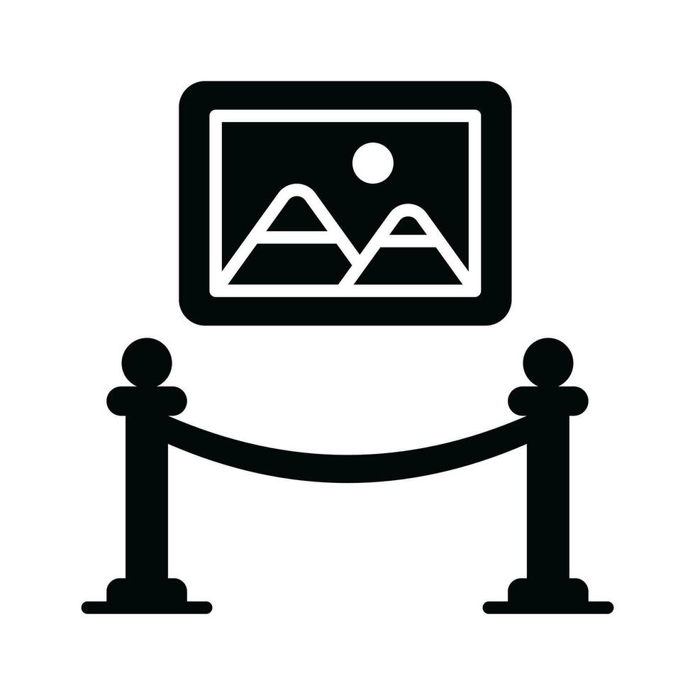 Art gallery vector design in modern style, ready to use customizable icon