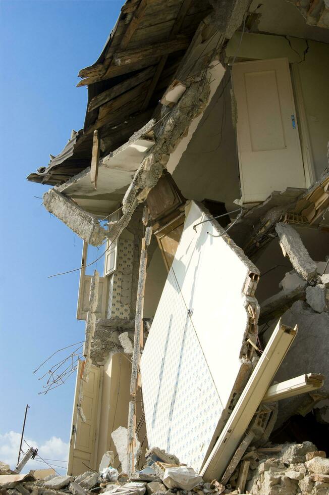 photographic documentation of the devastating earthquake in central Italy photo