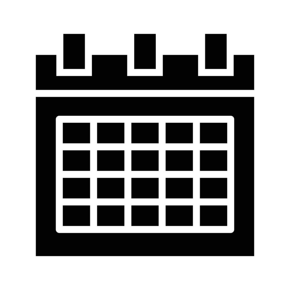 Calendar vector design, customizable icon isolated on white background