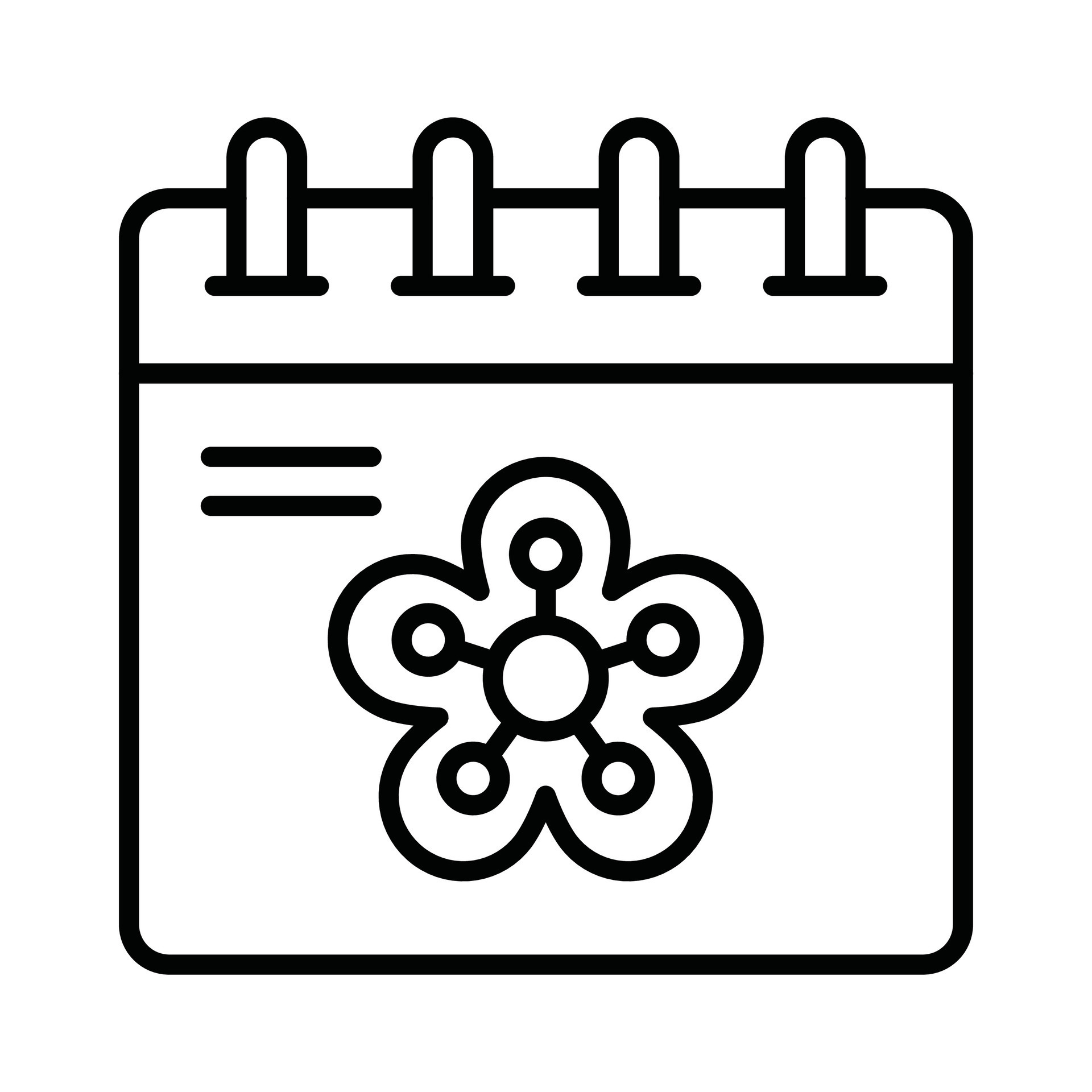 Flower On Calendar Denoting Concept Vector Of Spring Calendar In flower-on-calendar-denoting-concept-vector-of-spring-calendar-in