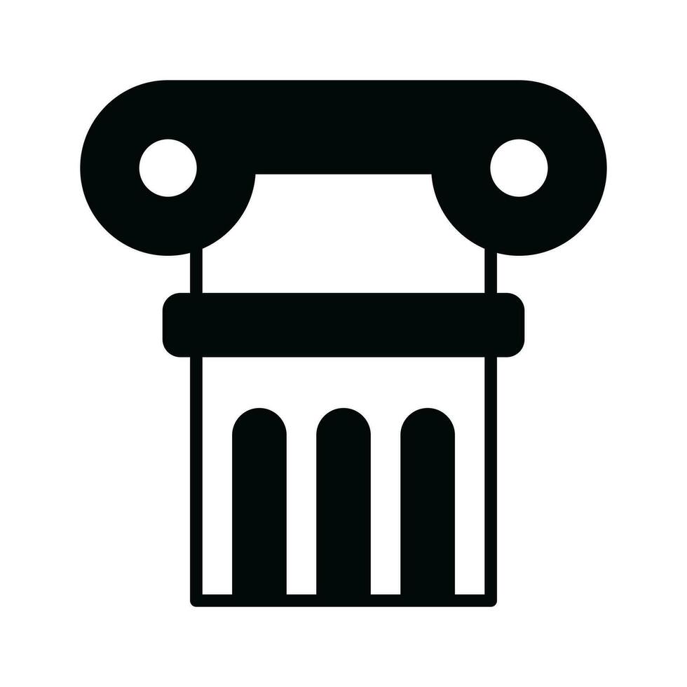 descargar esta prima icono de romano y griego antiguo columna, Listo a utilizar vector