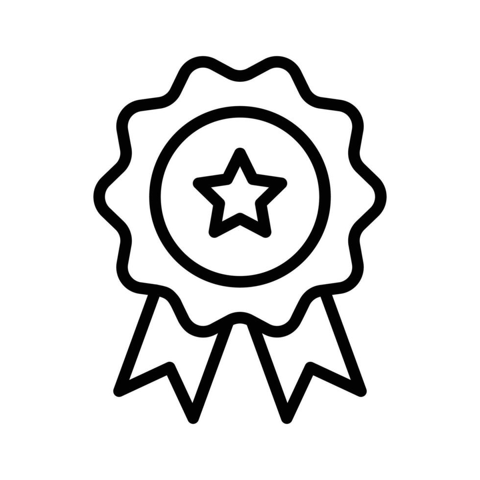 Flat vector of star badge, modern icon of quality badge in editable style