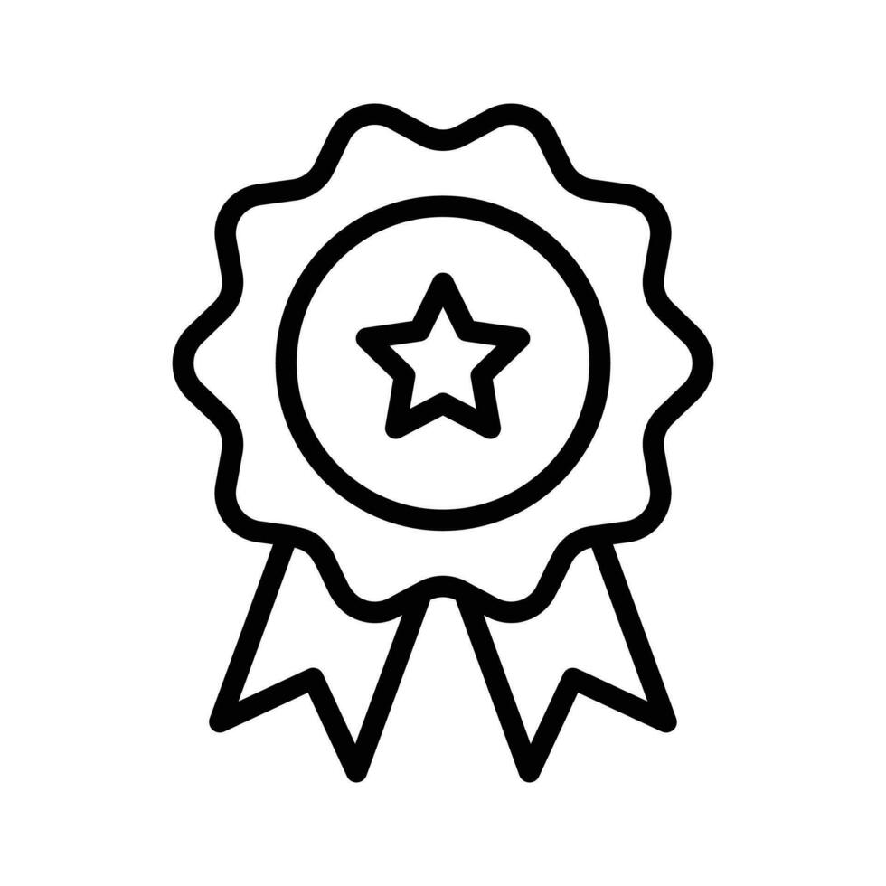 Flat vector of star badge, modern icon of quality badge in editable style