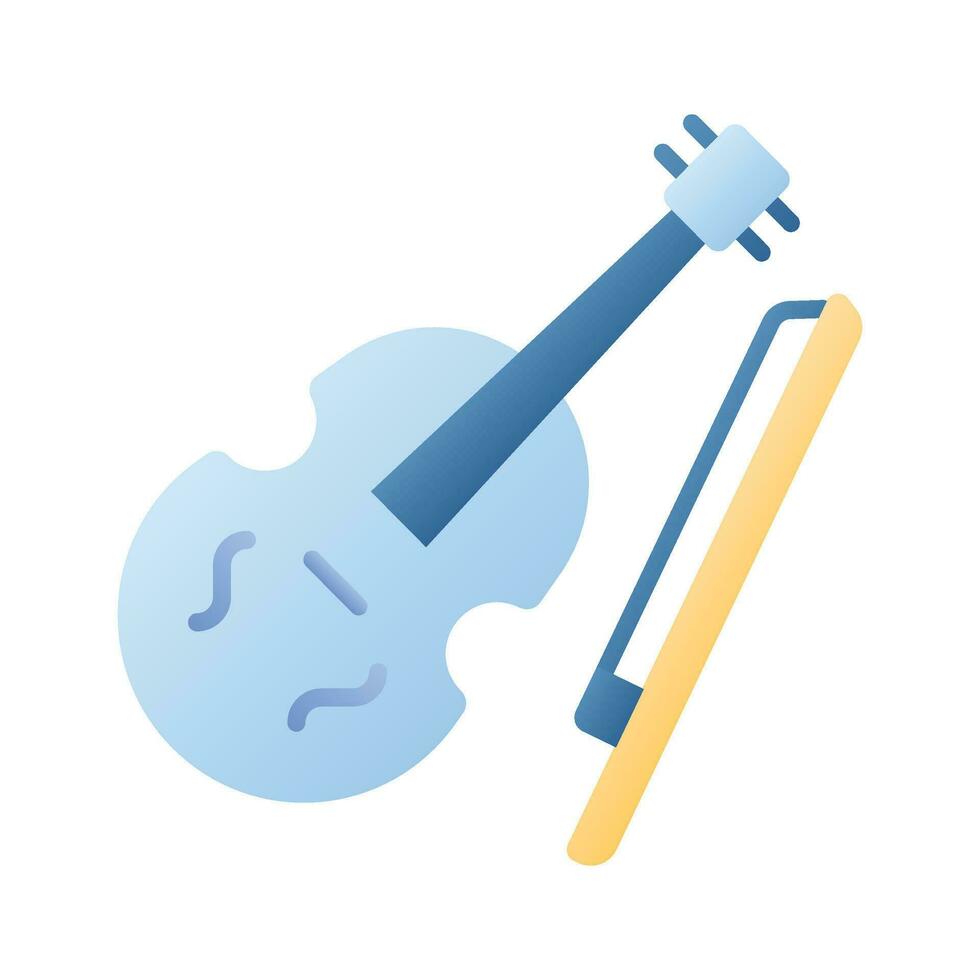 Get your hold on this amazing icon of violin, music instrument vector