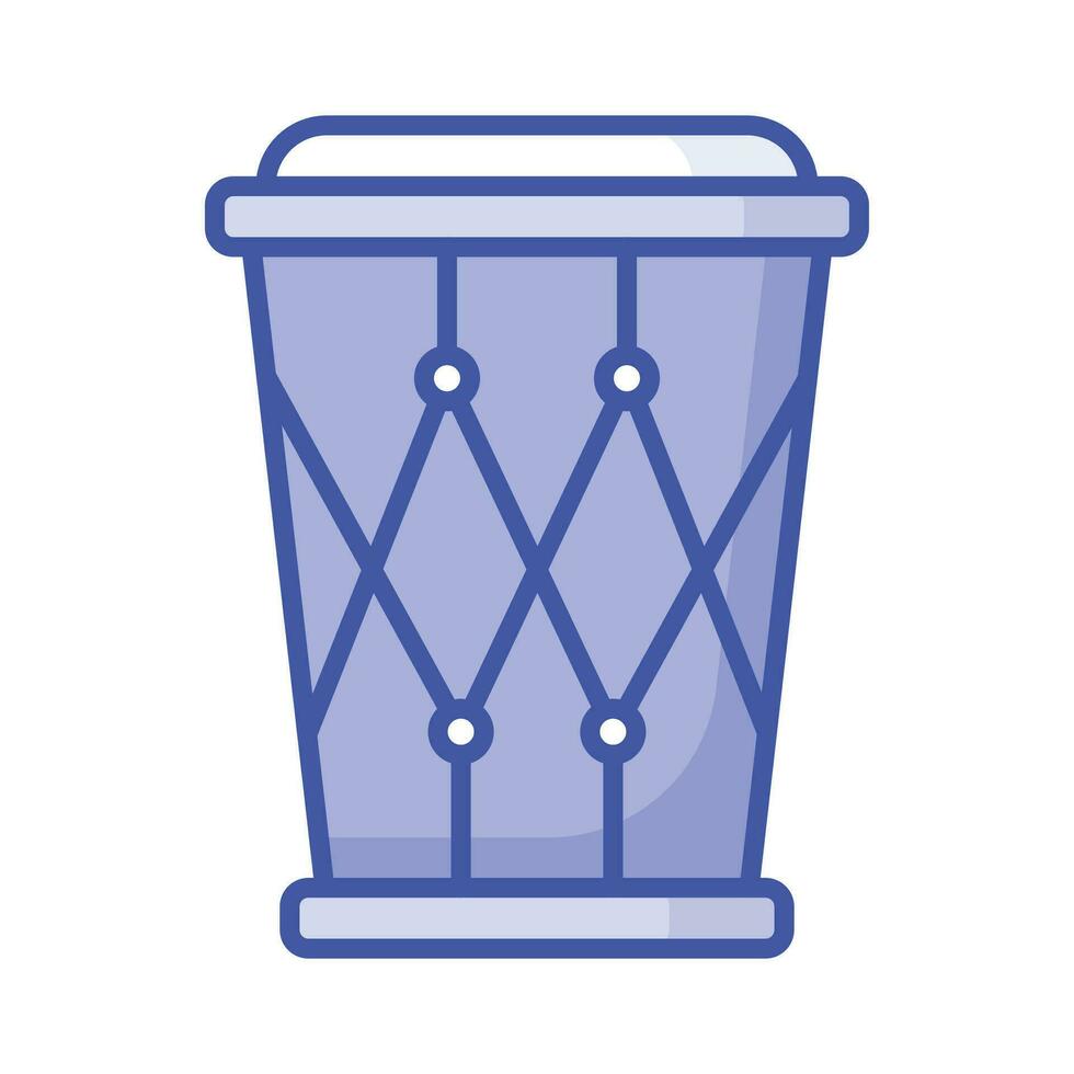 Beautifully designed icon of djembe in modern style, ready to use vector