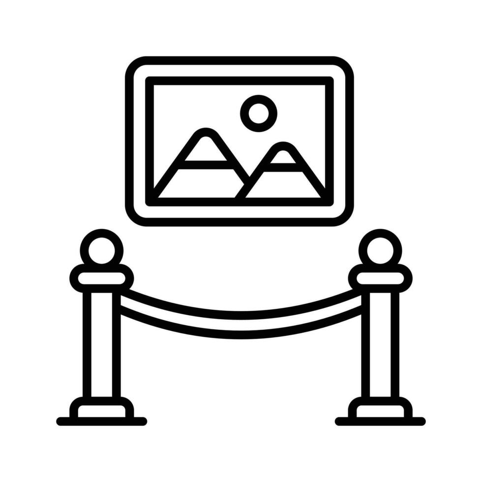 Art gallery vector design in modern style, ready to use customizable icon