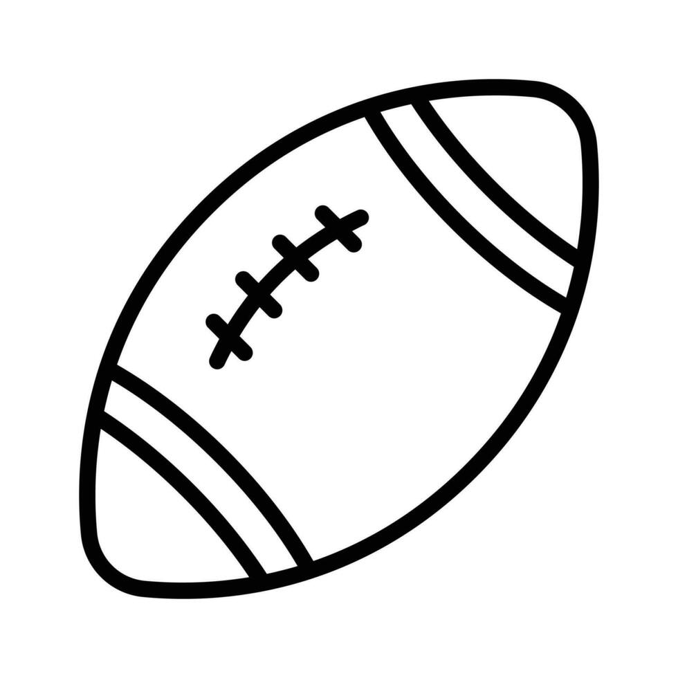 American football vector design, isolated on white background