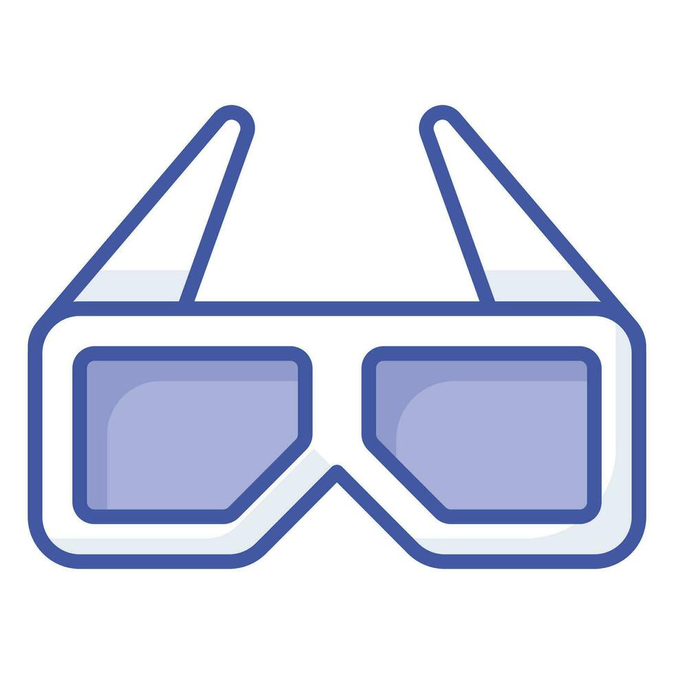 Check this carefully designed icon of 3d glasses in modern style, ready to use icon vector