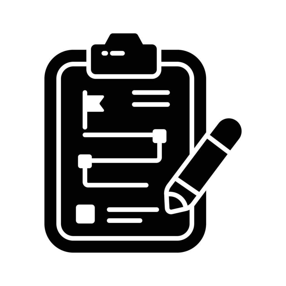 Unique icon of business strategic planning, editable vector of tactical planning