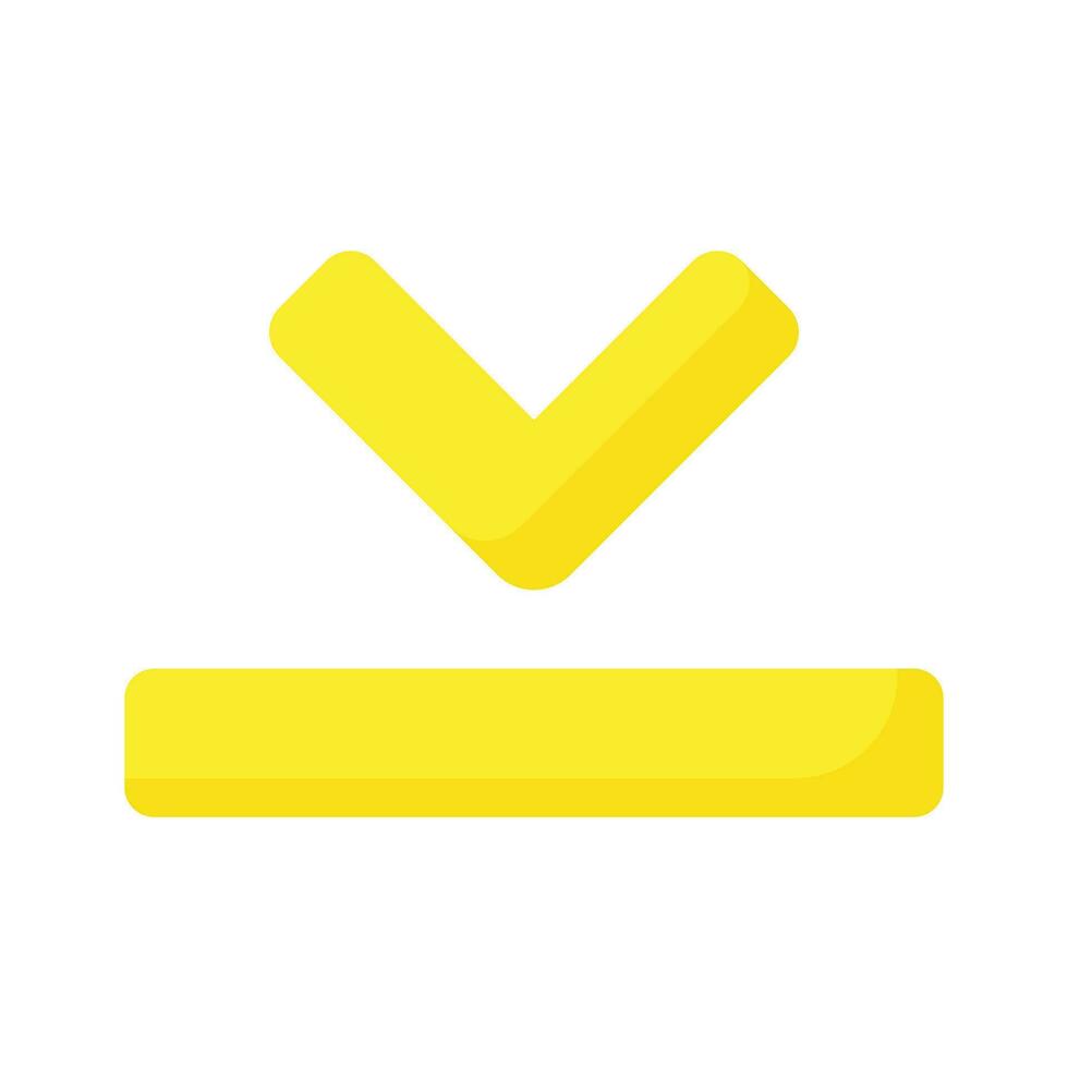 Ready to use icon of download in editable style, up for premium use vector