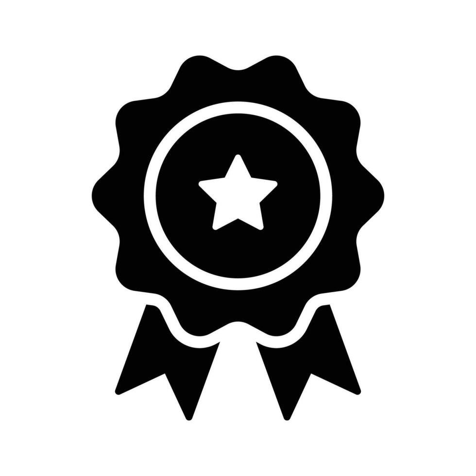 Flat vector of star badge, modern icon of quality badge in editable style