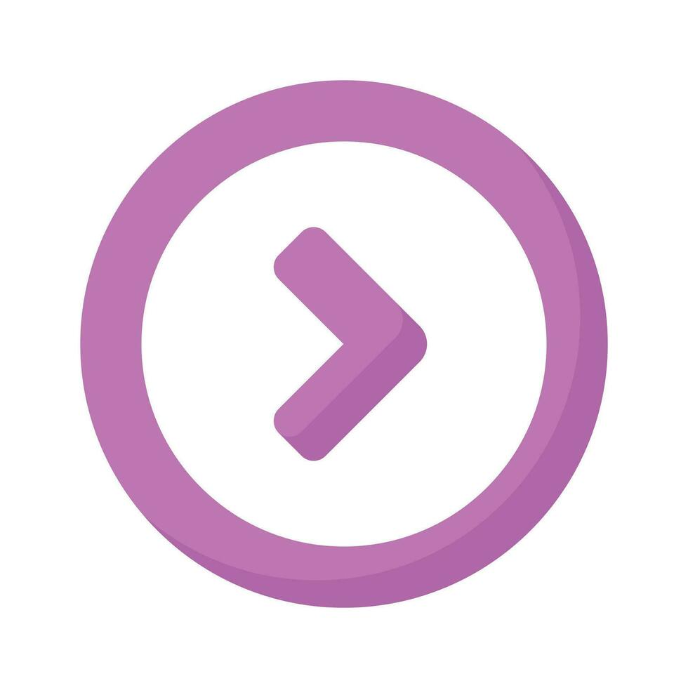 Next, forward button vector design