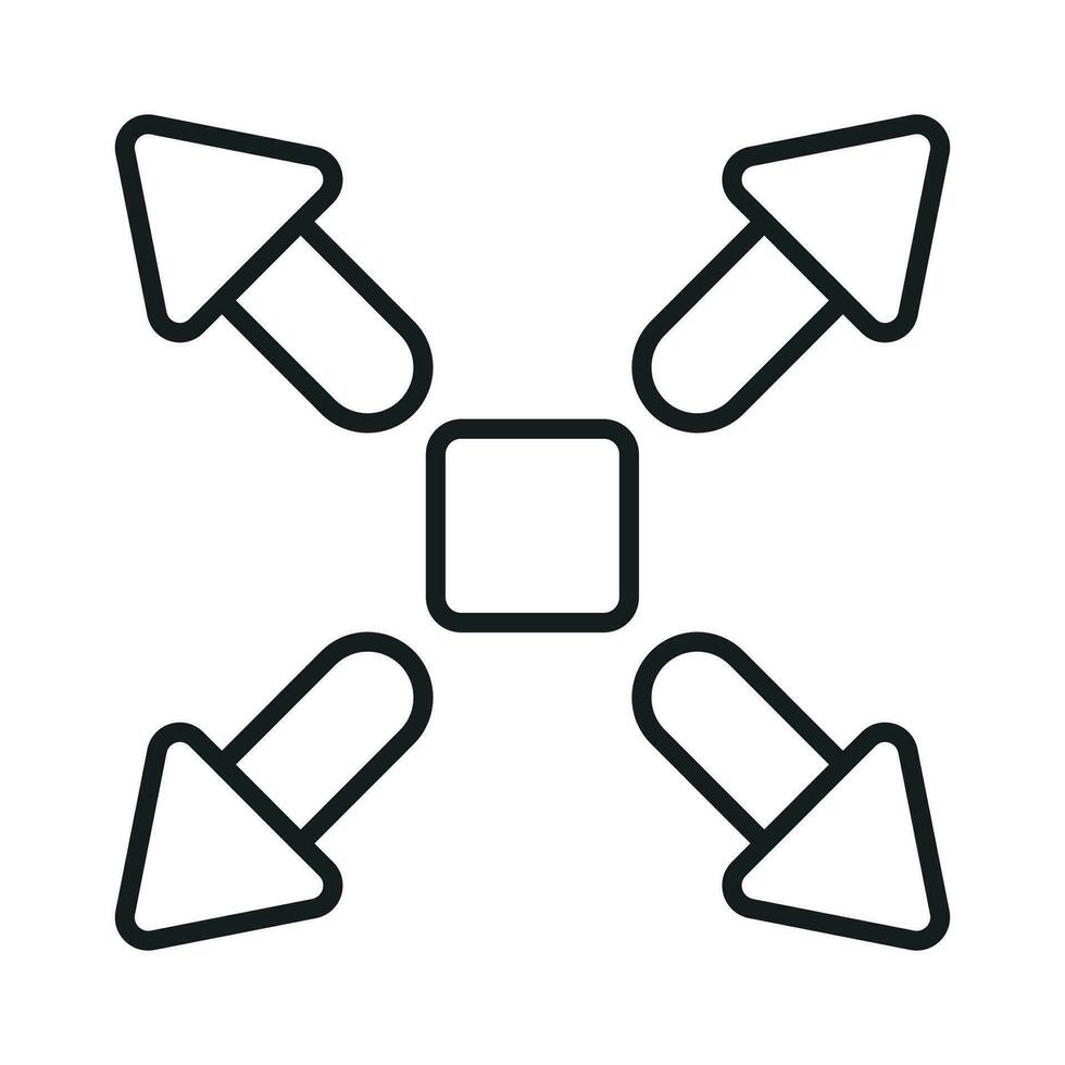 Expand Arrow vector design, ready to use icon