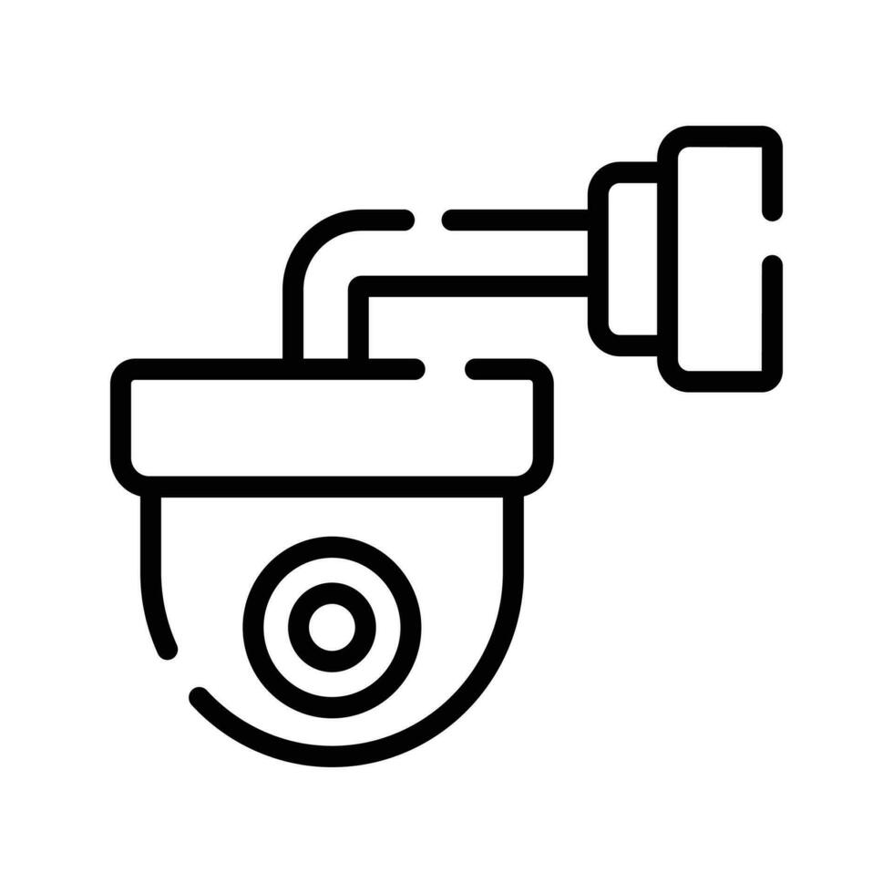 Cctv icon. Security camera icon vector. Dome camera vector
