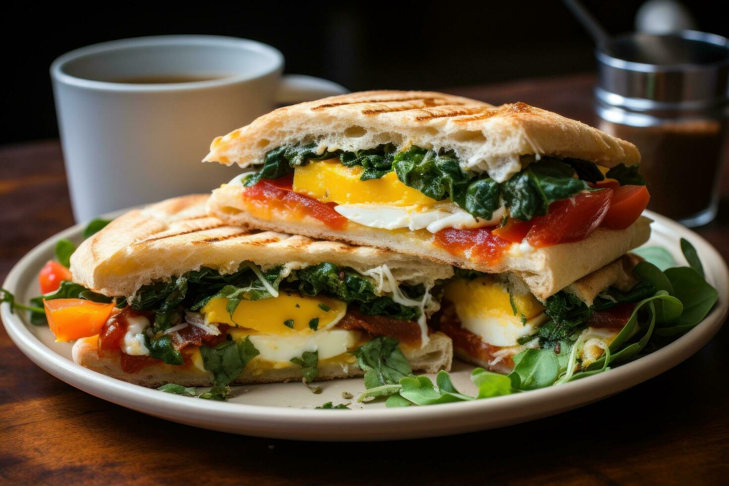 Breakfast sandwich healthy protein-packed photo
