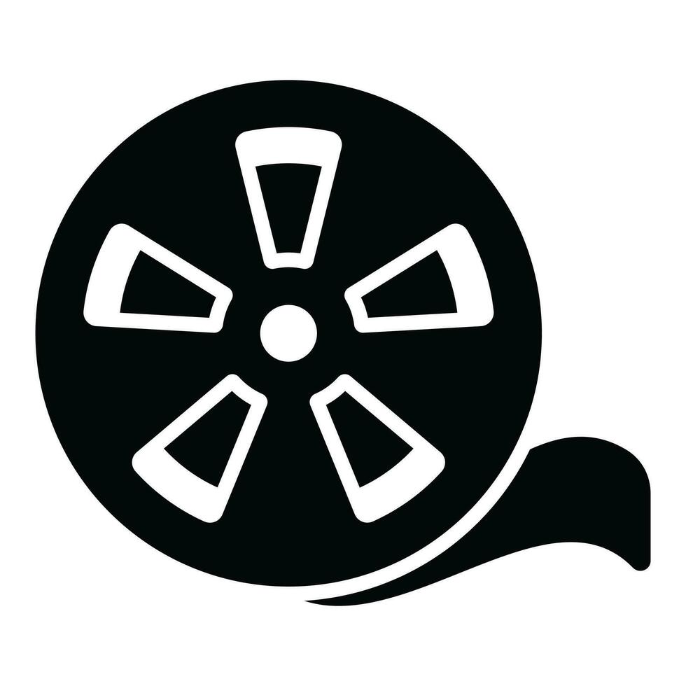 A customizable vector of film roll in modern style ready to use icon