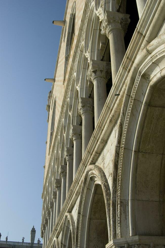 Construction details of the city of Venice photo