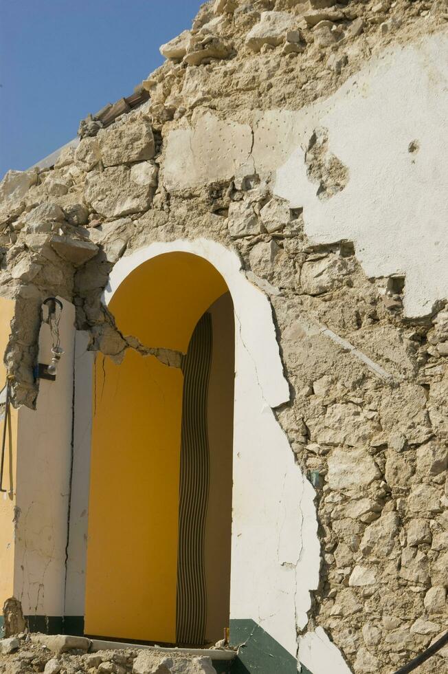 photographic documentation of the devastating earthquake in central Italy photo