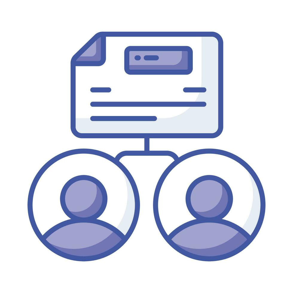 Get your hands on this beautifully designed employees report concept vector