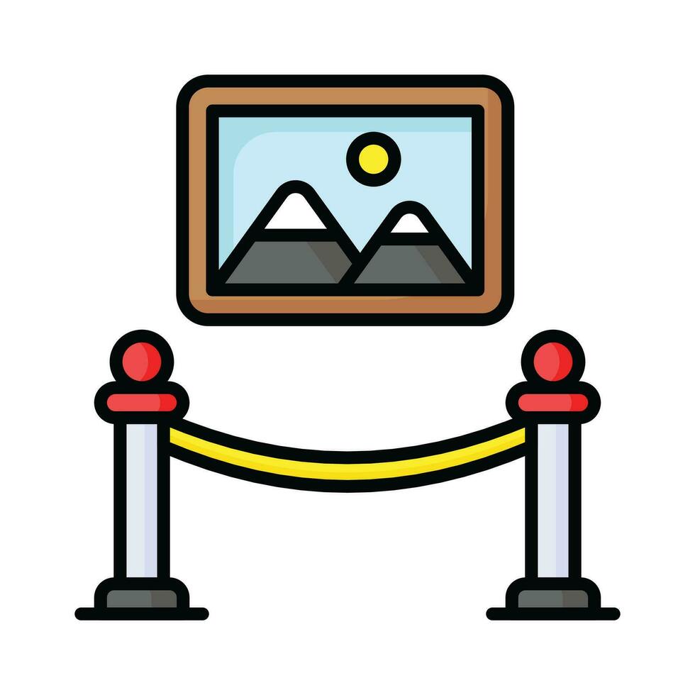 Art gallery vector design in modern style, ready to use customizable icon