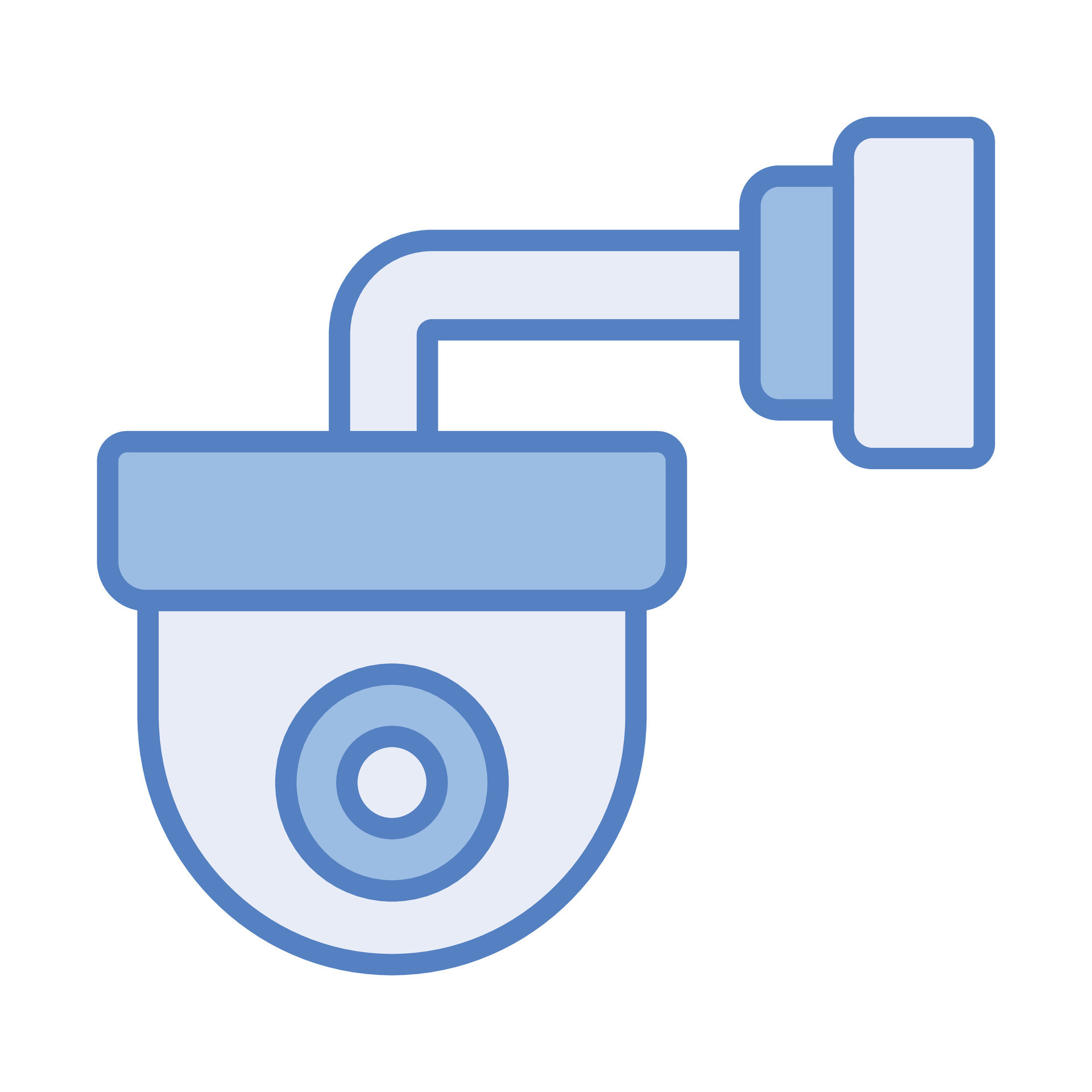 Cctv icon. Security camera icon vector. Dome camera 30746801 Vector Art