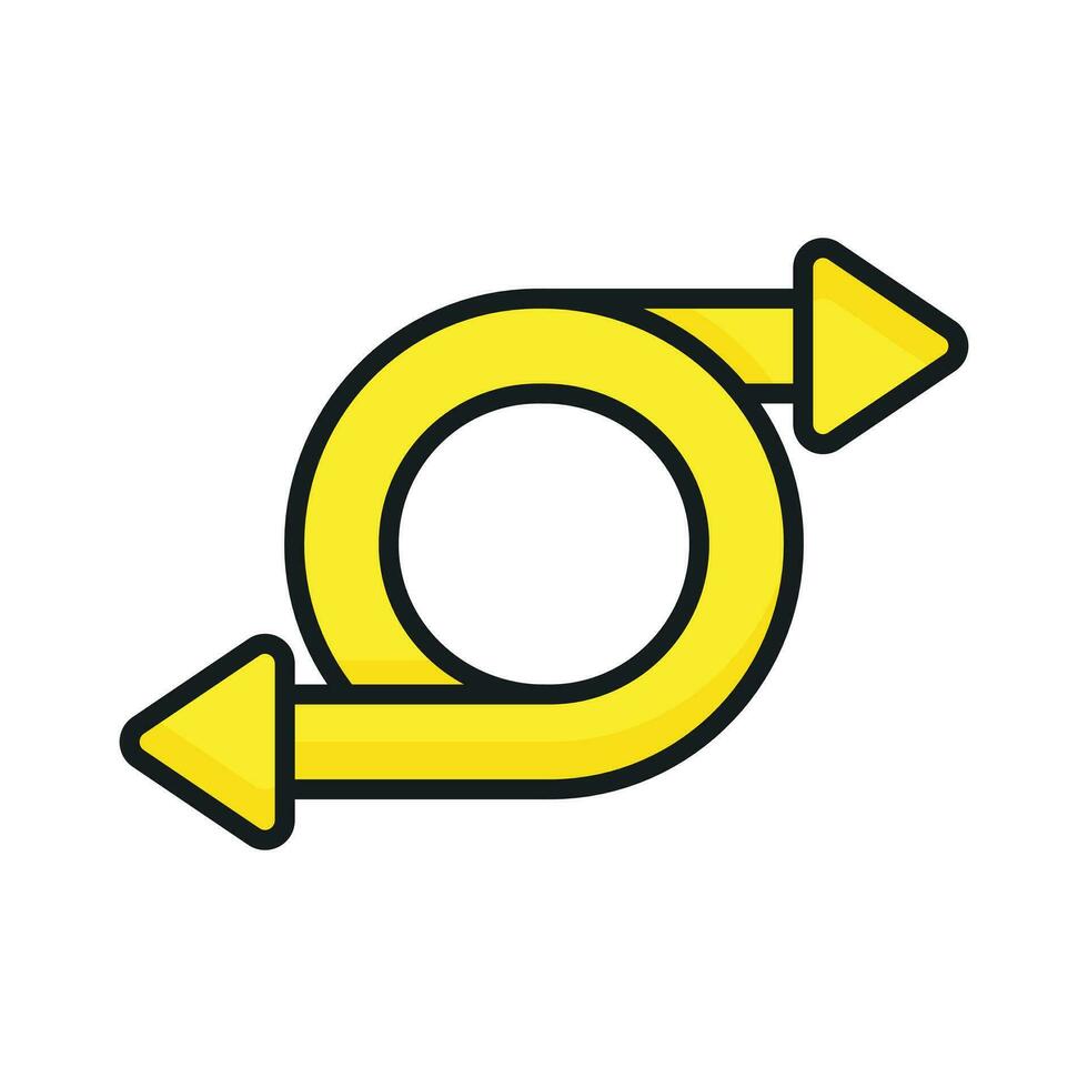 Well designed icon of directional arrow, ready to use vector