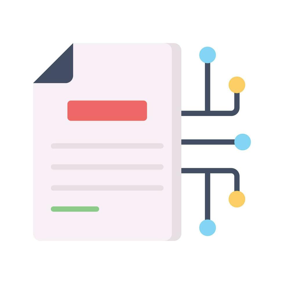 Check this amazing icon of smart contract in modern style vector