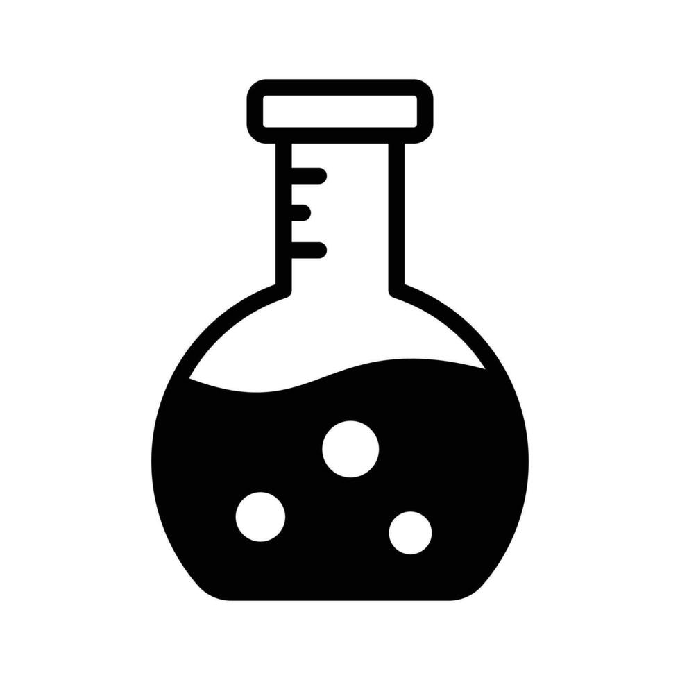 An amazing icon of flask in modern style, ready to use vector, laboratory flask vector