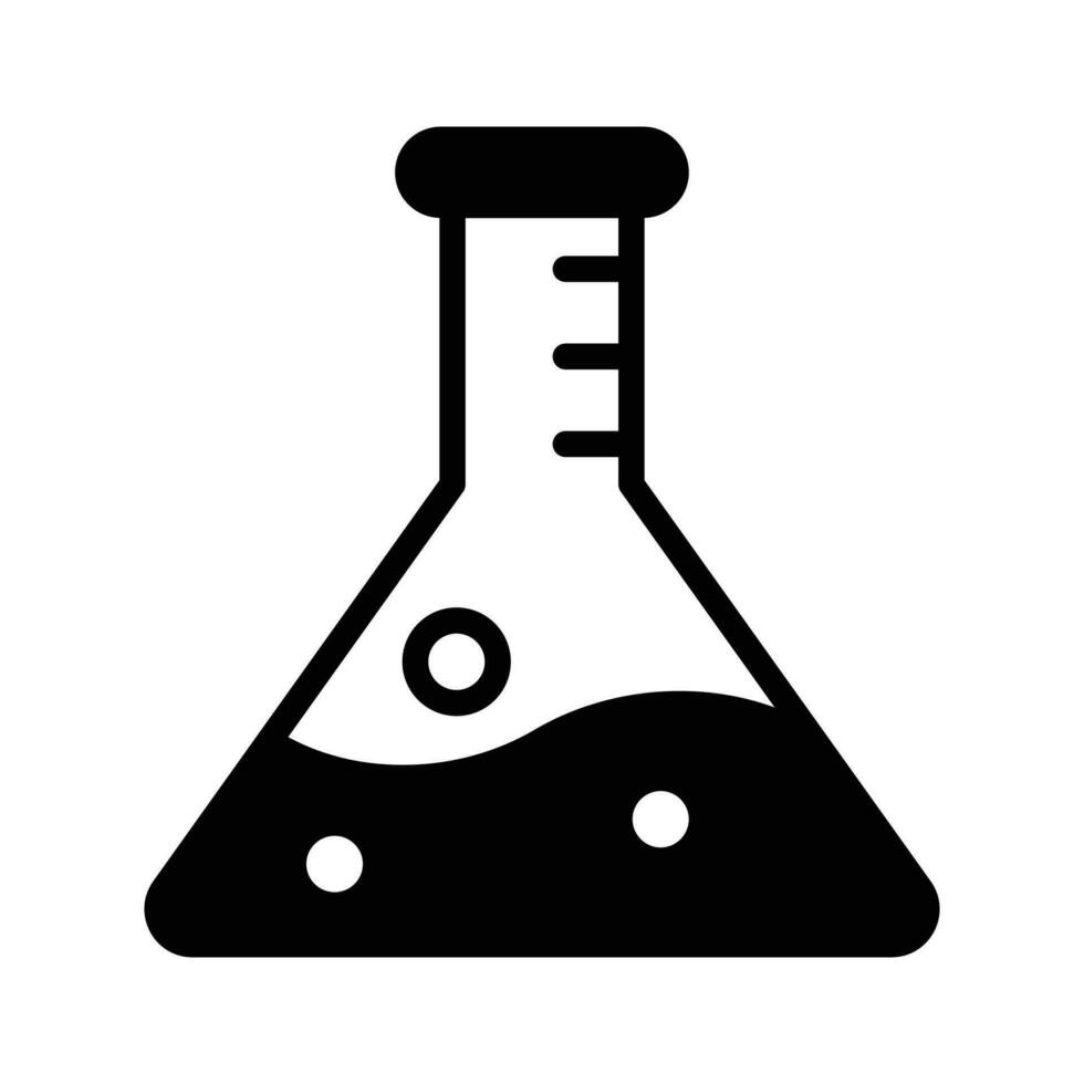 An amazing icon of flask in modern style, ready to use vector, laboratory flask vector