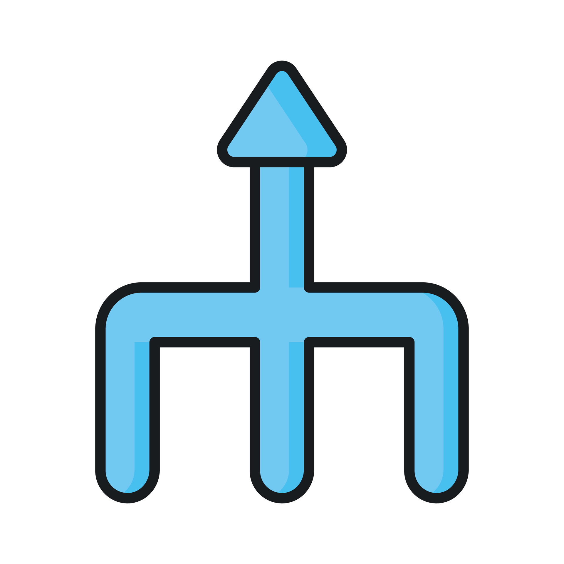 Consolidation icon vector isolated on white background 30746944 Vector ...