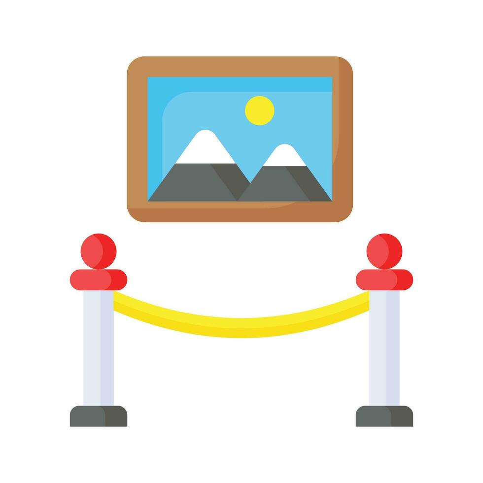 Art gallery vector design in modern style, ready to use customizable icon
