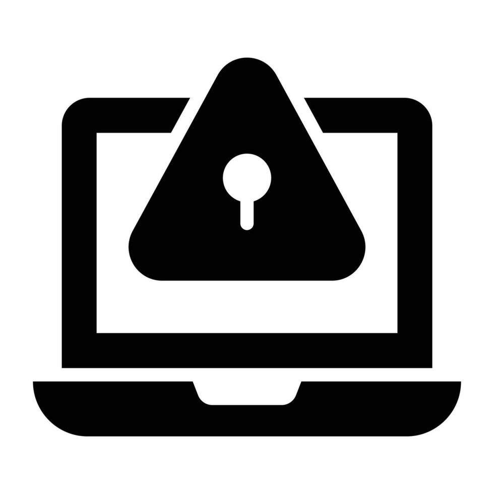 Website error, system hacking, web security, fault in laptop program vector