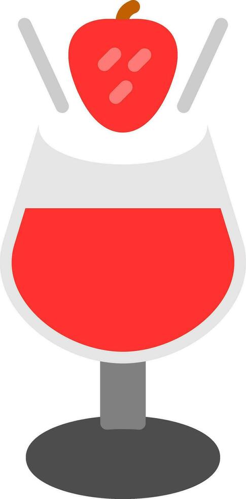 Chocolate Mousse Vector Icon Design