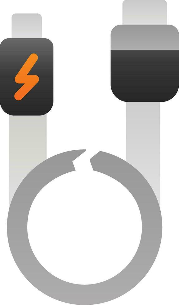 Usb cable Vector Icon Design