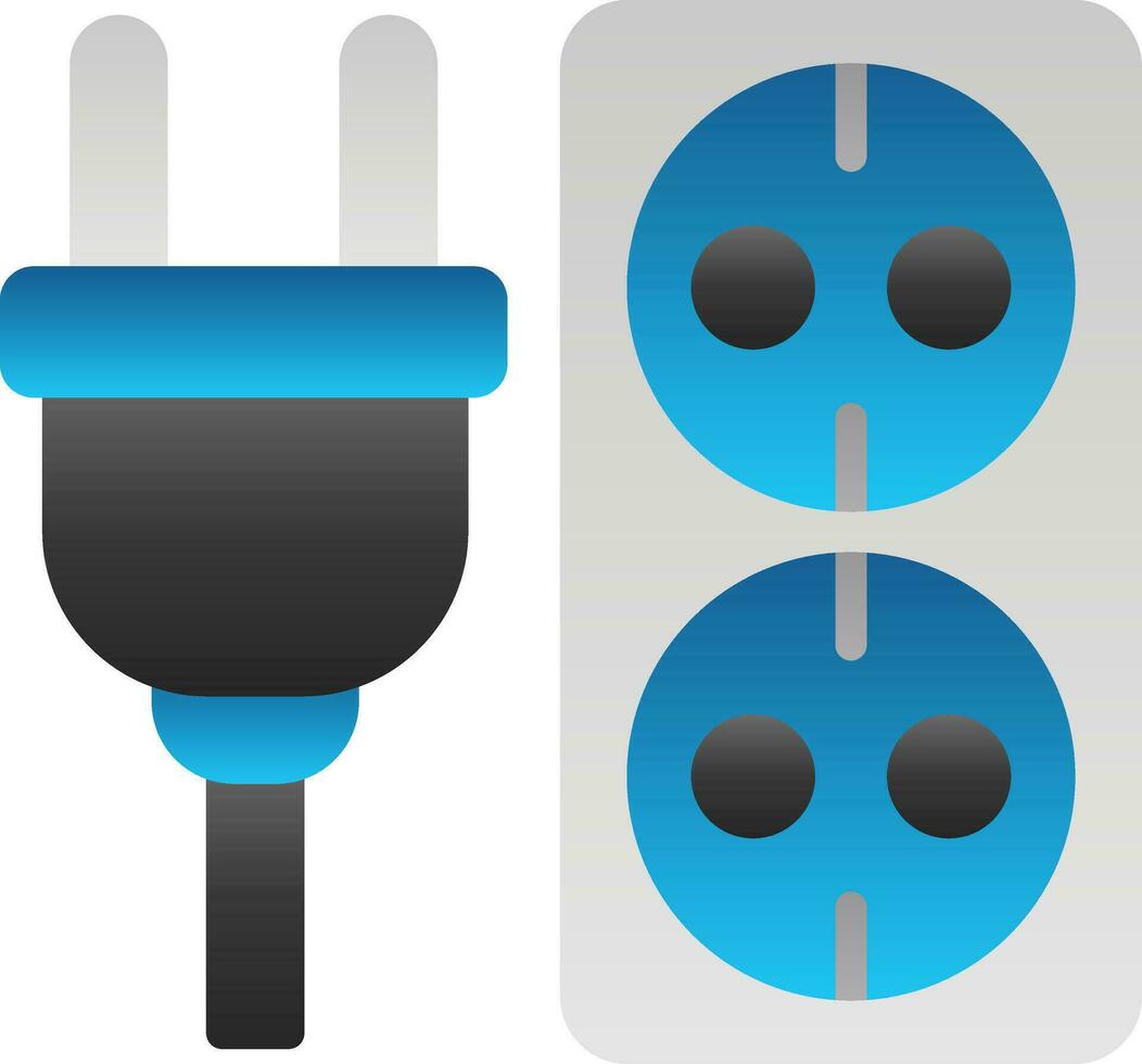 Electric socket Vector Icon Design