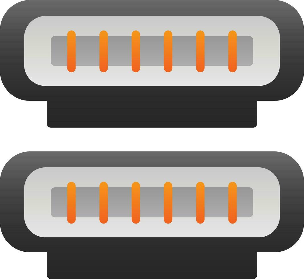 Hdmi port Vector Icon Design