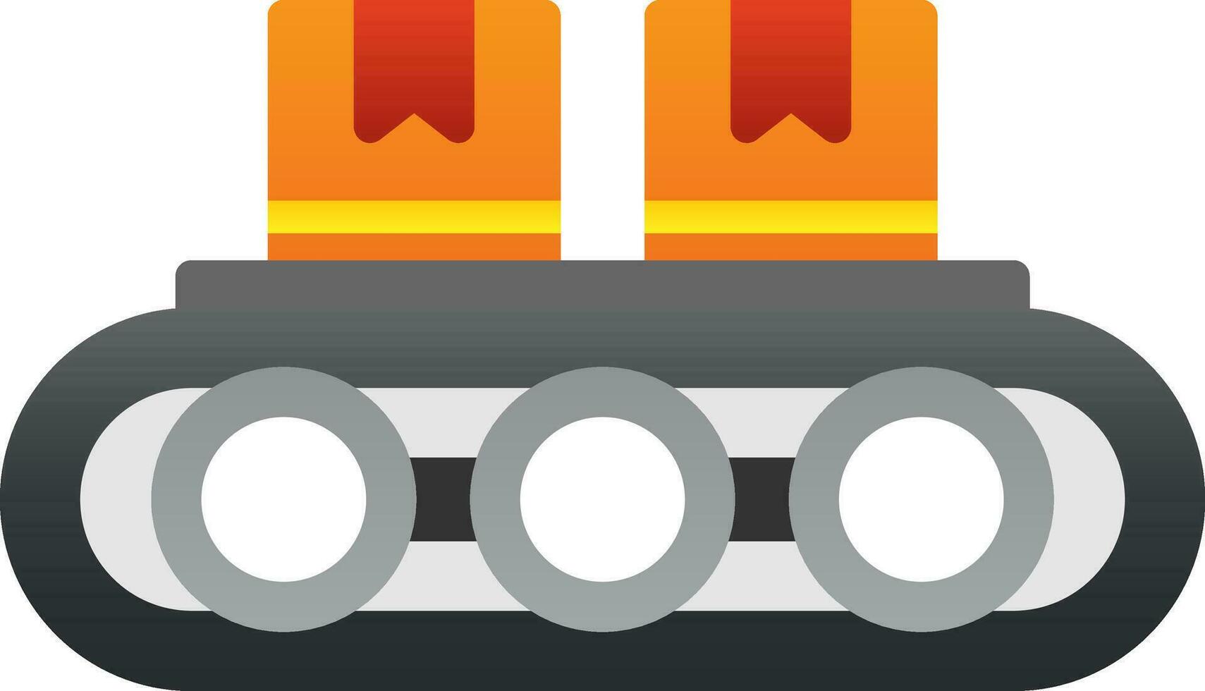 diseño de icono de vector de cinta transportadora