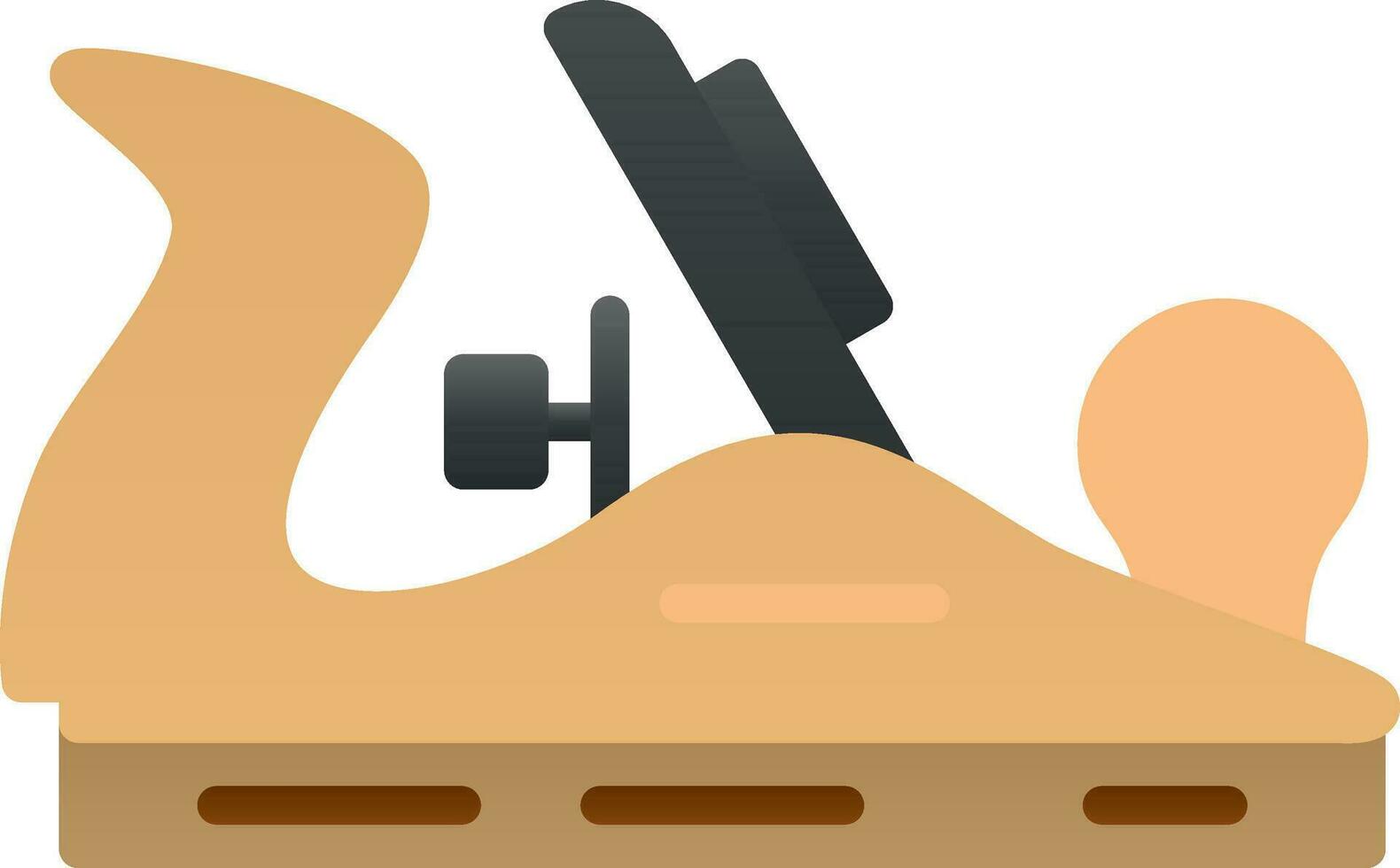 Wood plane Vector Icon Design