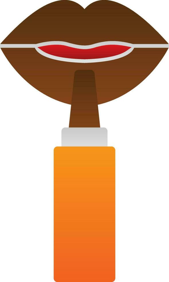 Lip Liner Vector Icon Design