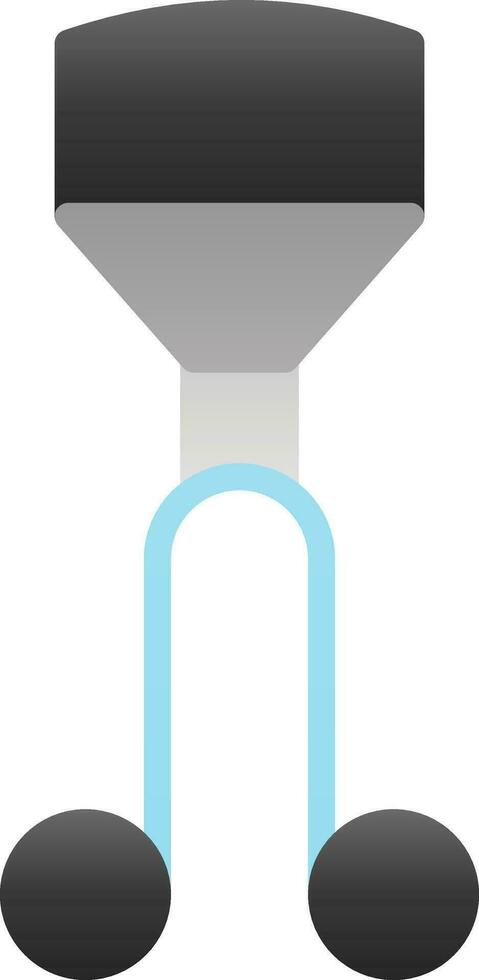 Eyelash Curler Vector Icon Design