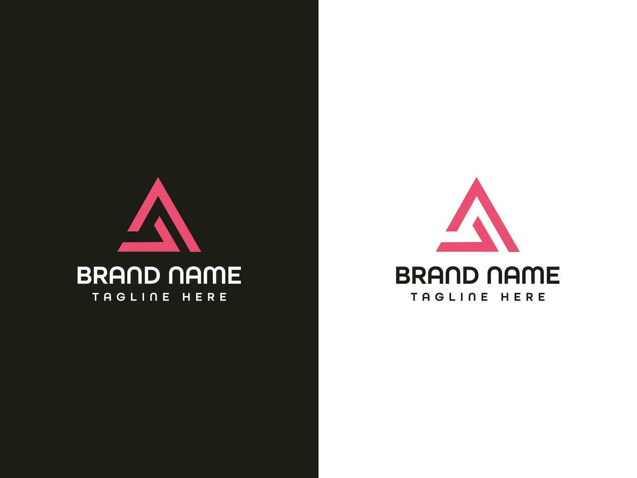 letter business minimal logo design vector