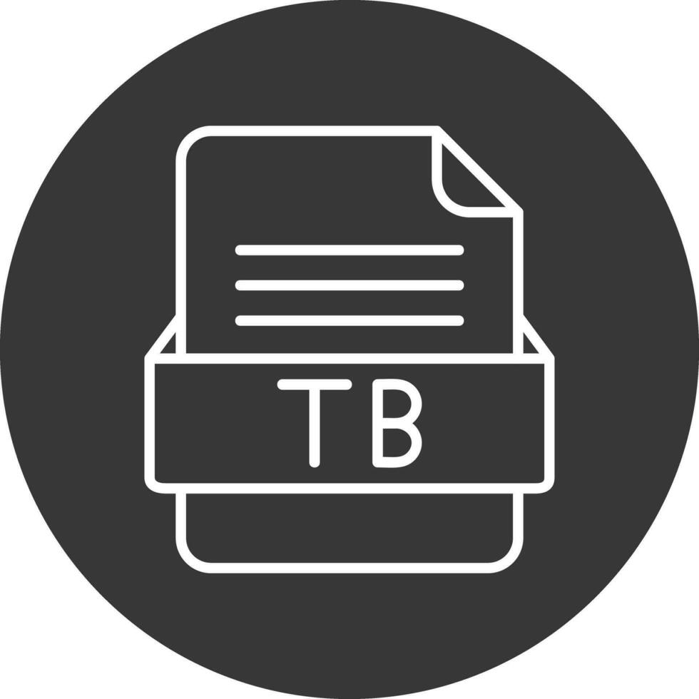 TB File Format Vector Icon