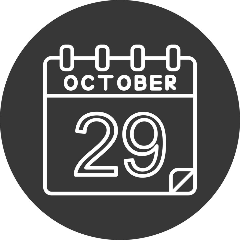 29 October Vector Icon